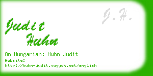 judit huhn business card